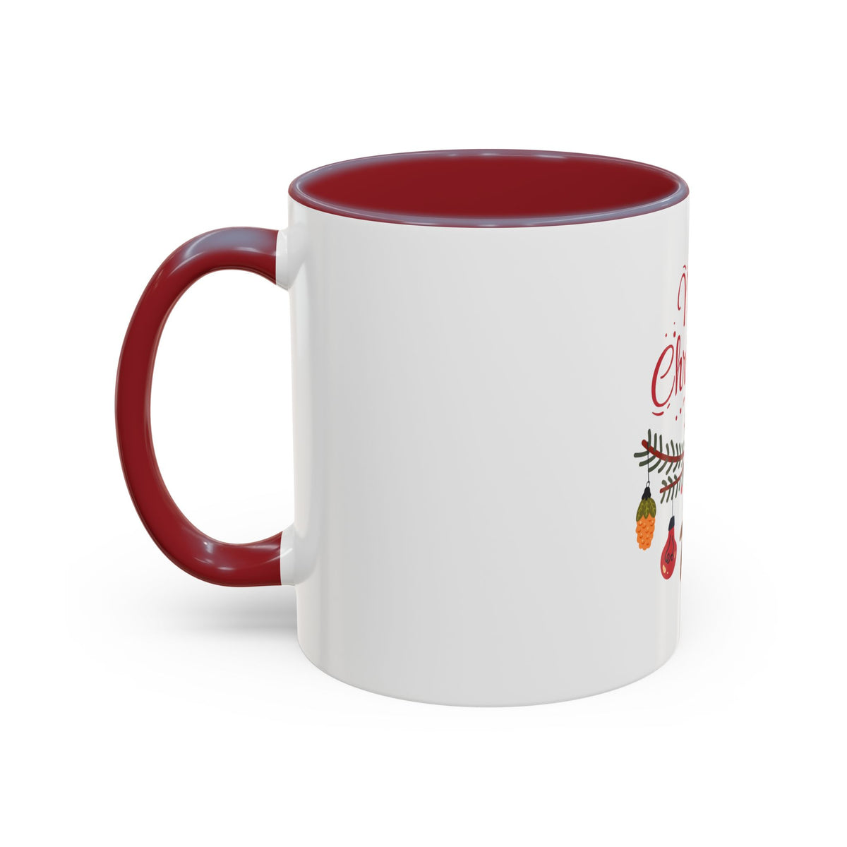 Tazza da caffè natalizia con scarabocchi