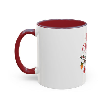 Tazza da caffè natalizia con scarabocchi