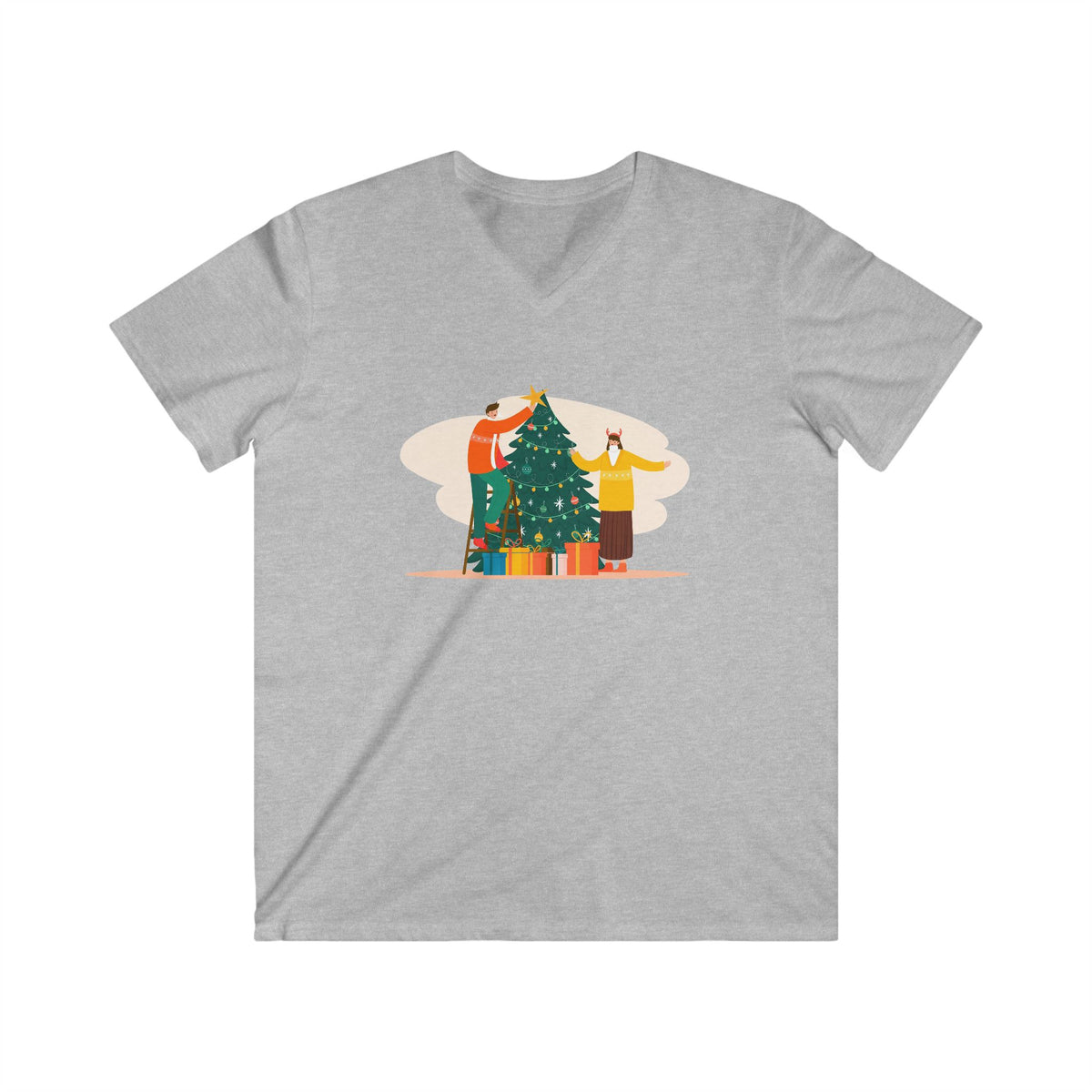 T-shirt scollo a V uomo – Decoriamo Insieme