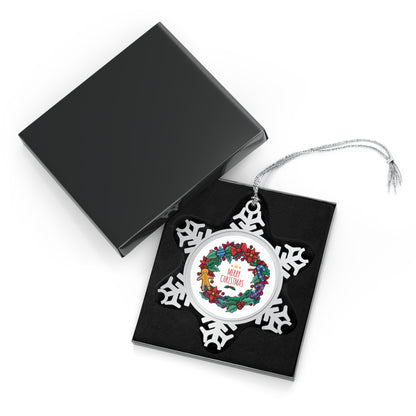 Decorazione natalizia a forma di anello festivo