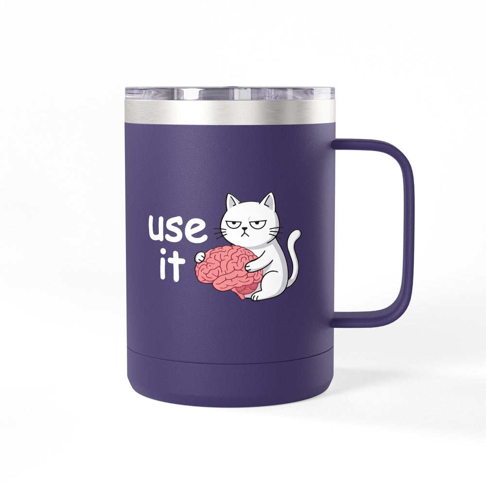Tazza termica bianca 15 oz «Use It»