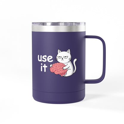 Tazza termica bianca 15 oz «Use It»