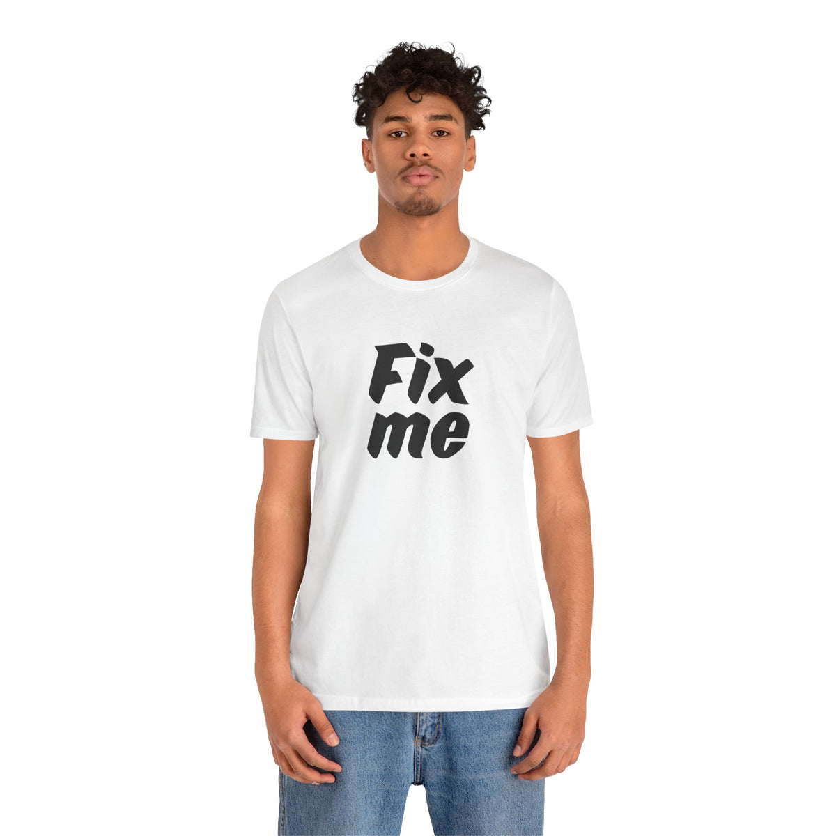 T-shirt uomo grafica «Fix Me»