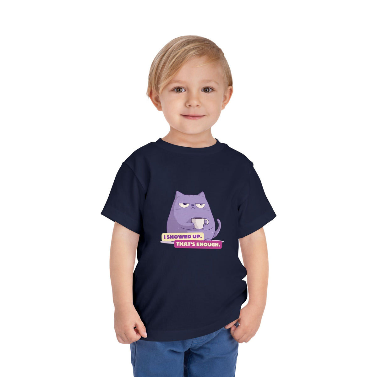 T-shirt bimbi piccoli «I Showed Up»