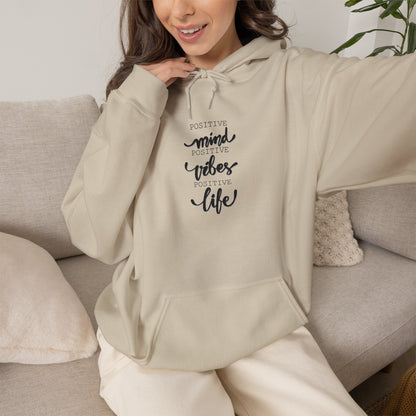 Felpa con cappuccio donna «Positive Flow»
