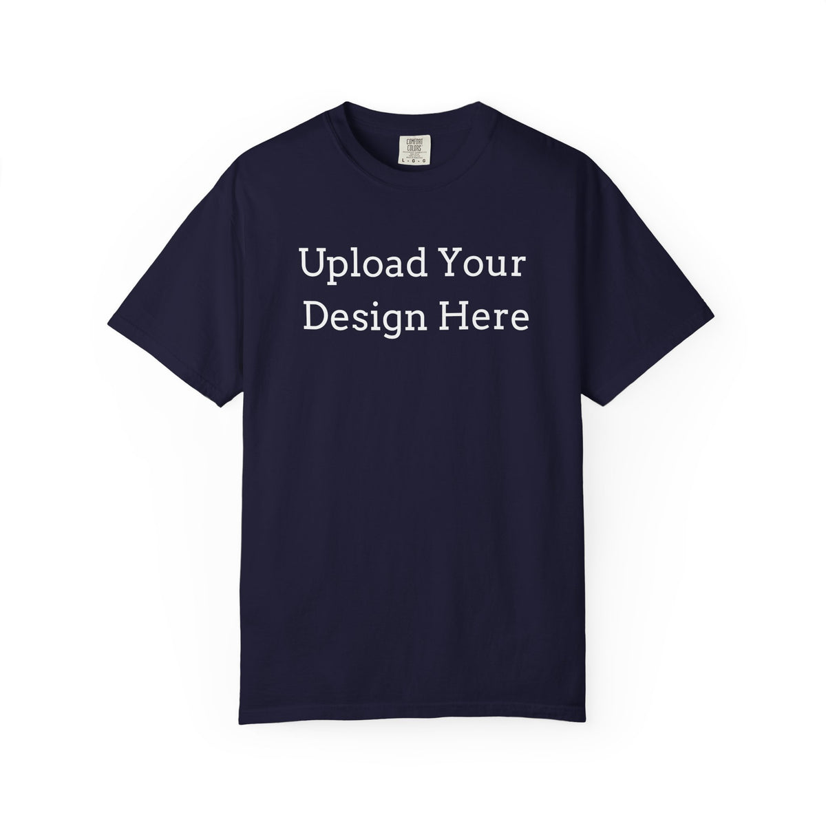 T-shirt da uomo scura tinta in capo