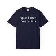 T-shirt da uomo scura tinta in capo