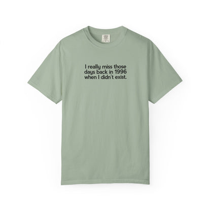 T-shirt uomo tinta in capo «Nostalgic Void»