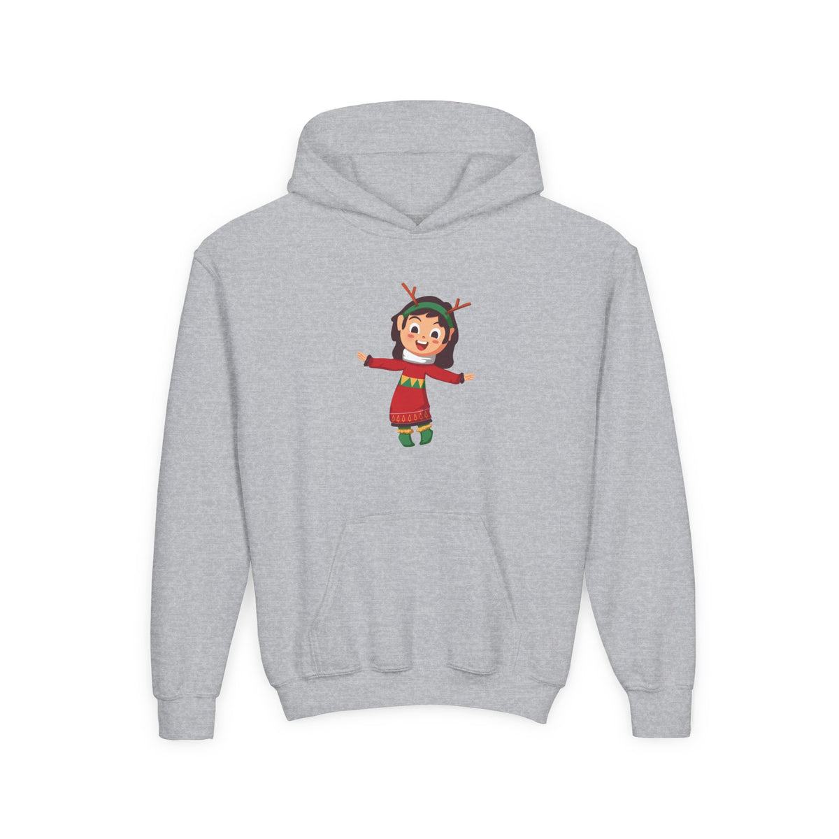 Felpa con cappuccio Mini Elfo di Natale