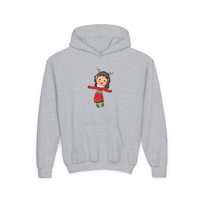 Felpa con cappuccio Mini Elfo di Natale