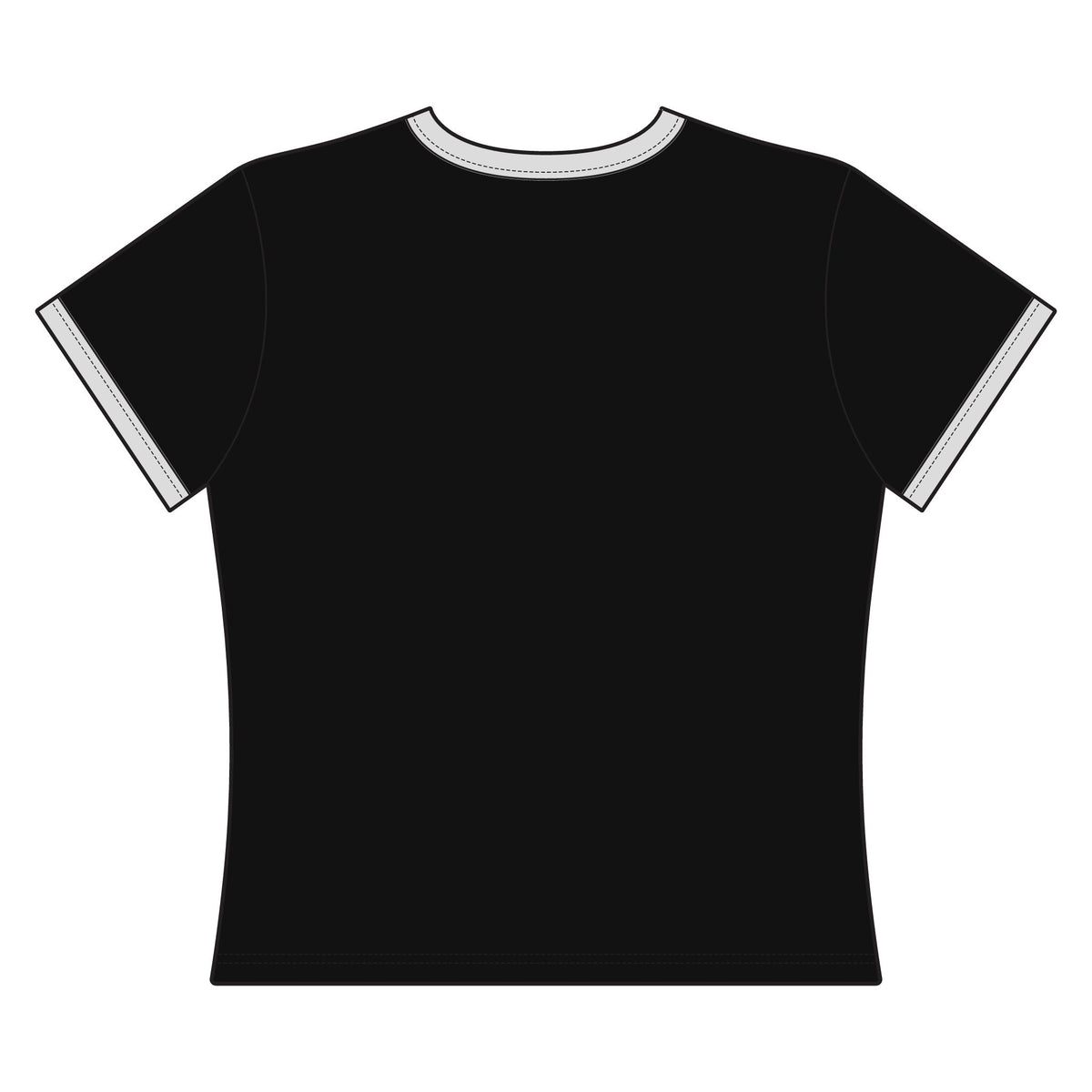 T-shirt ringer da donna Natale 2026