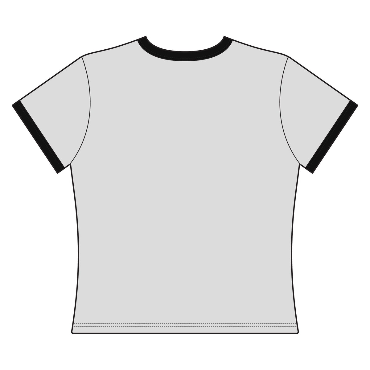 T-shirt ringer da donna Natale 2026