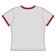 T-shirt ringer da donna Natale 2026