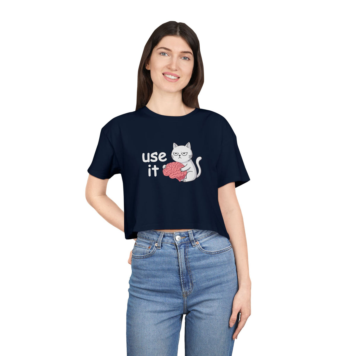 T-shirt crop donna «Use It»