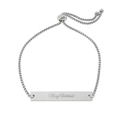 Bracciale a 3 barre Buon Natale