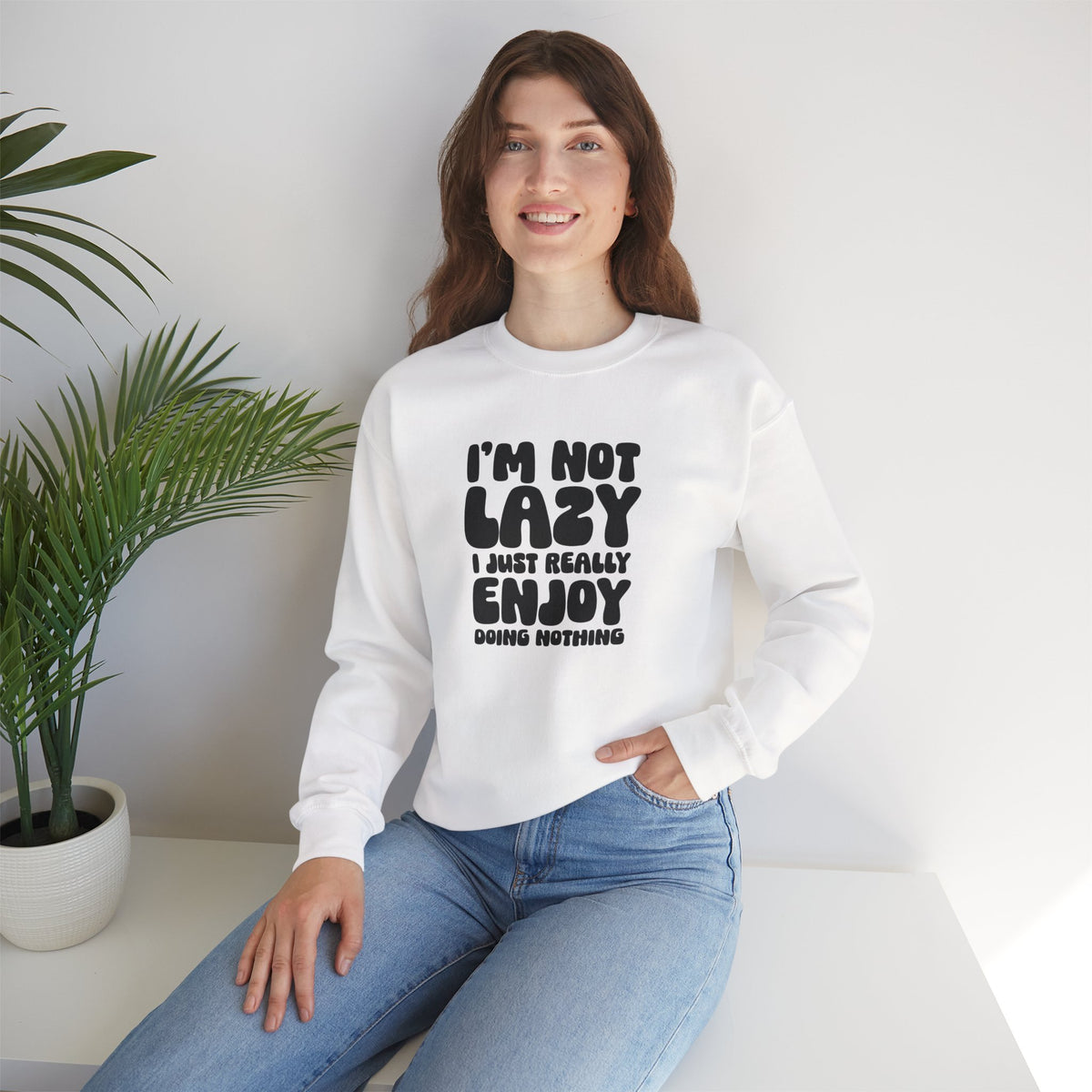 Felpa donna «Lazy but Motivated»