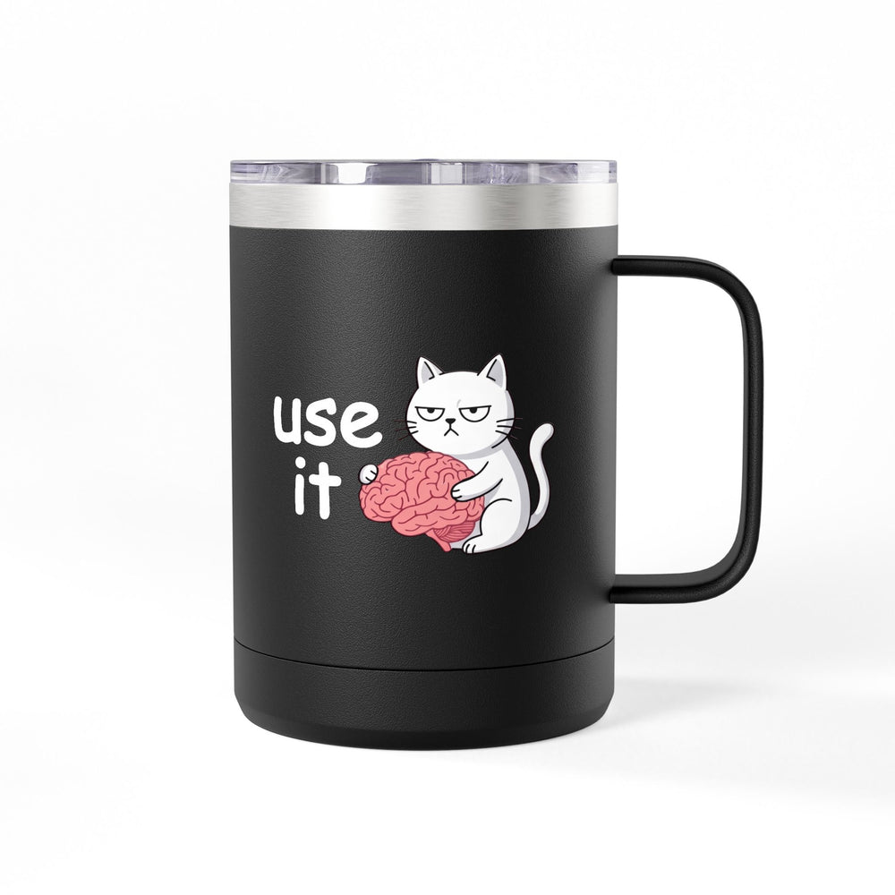 Tazza termica bianca 15 oz «Use It»