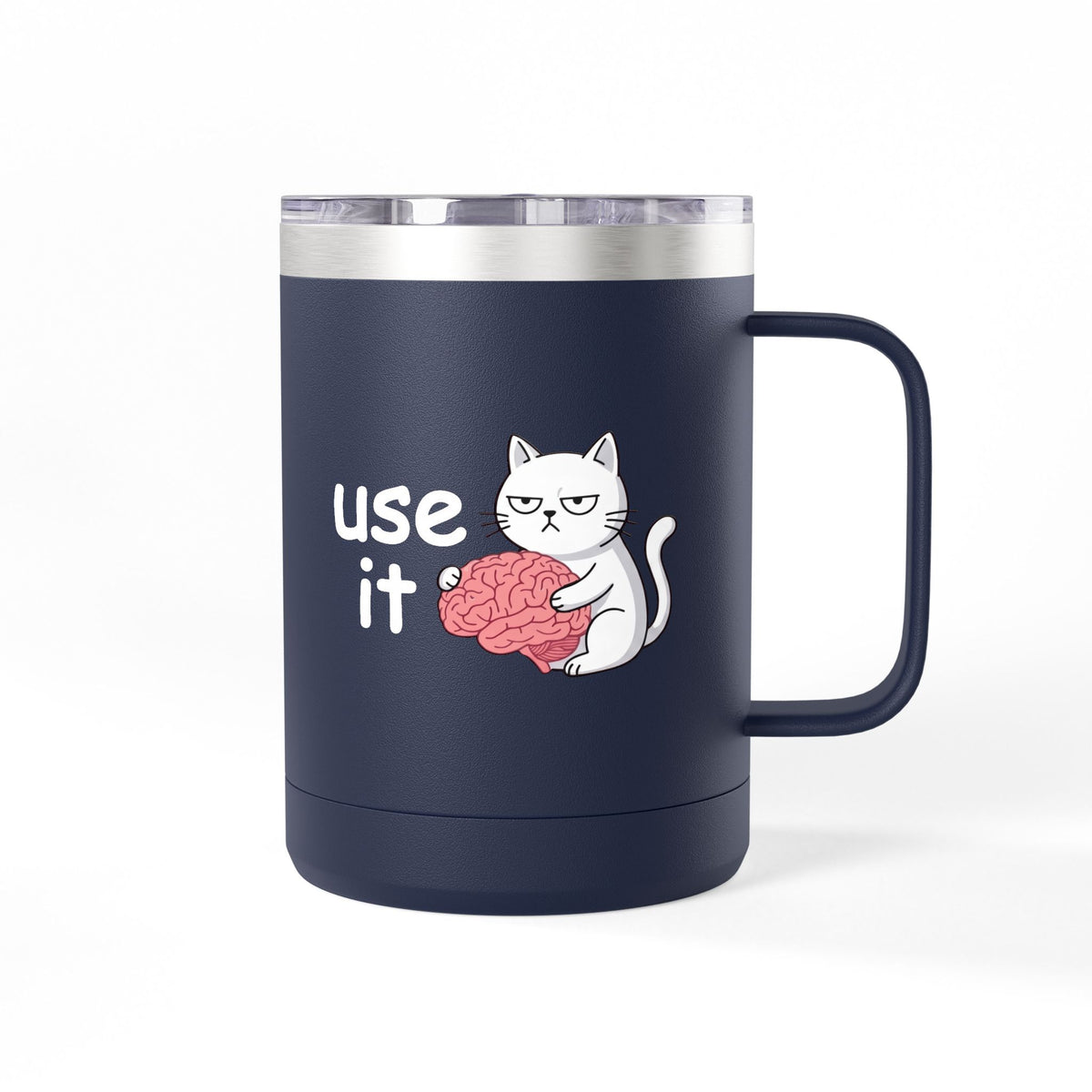 Tazza termica bianca 15 oz «Use It»
