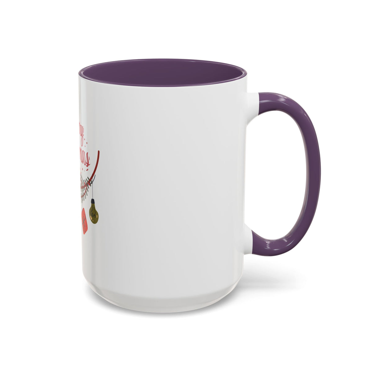 Tazza da caffè natalizia con scarabocchi