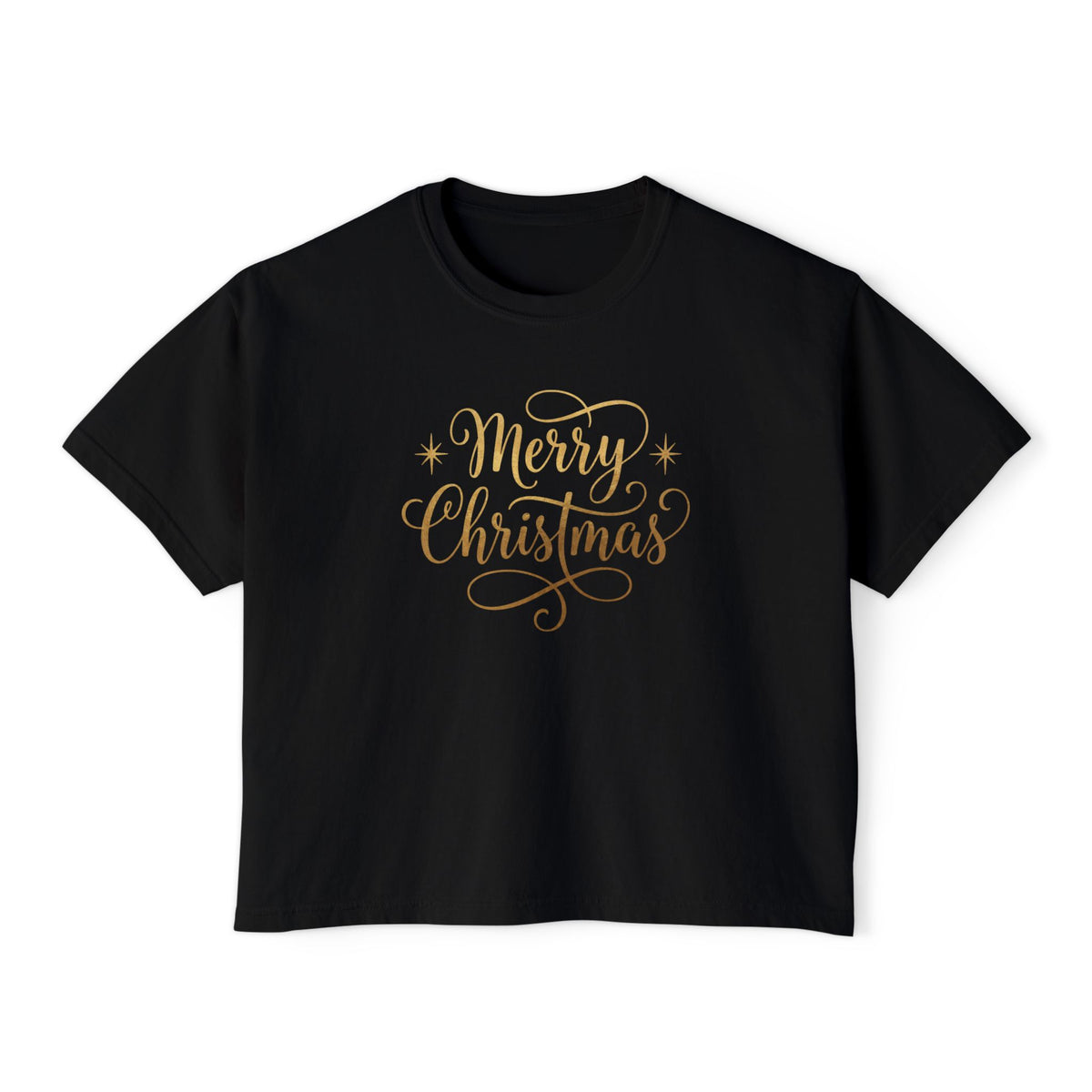 Maglietta Boxy Merry Christmas 2 da donna