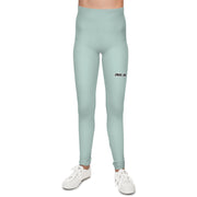 Leggings verde menta ragazzi «Okay Bye»