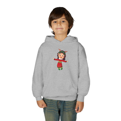 Felpa con cappuccio Mini Elfo di Natale