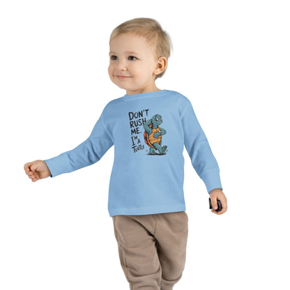 Maglia maniche lunghe bimbi piccoli «I'm Turtle»
