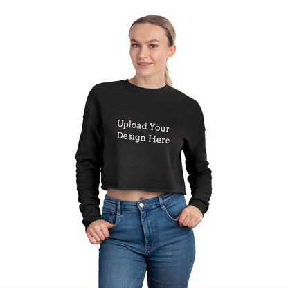 Felpa crop donna personalizzabile – Modello B