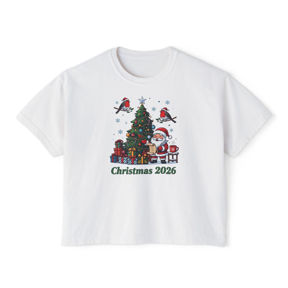 T-shirt boxy donna – Natale 2026