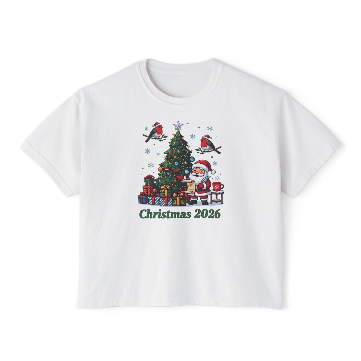 T-shirt boxy donna – Natale 2026