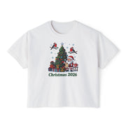T-shirt boxy donna – Natale 2026