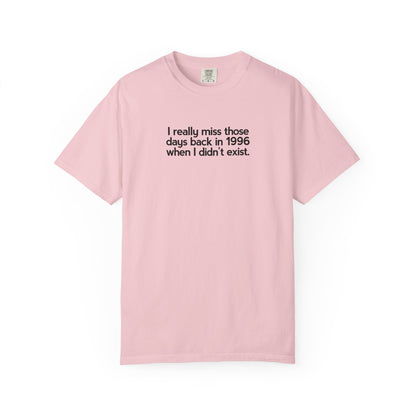 T-shirt uomo tinta in capo «Nostalgic Void»