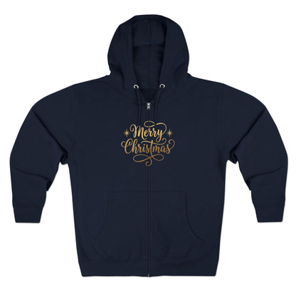 Felpa con zip Merry Christmas 2