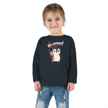Maglia maniche lunghe bimbi piccoli «No Comments»