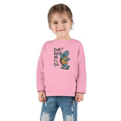 Maglia maniche lunghe bimbi piccoli «I'm Turtle»
