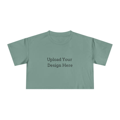 T-shirt crop donna personalizzabile – Modello A
