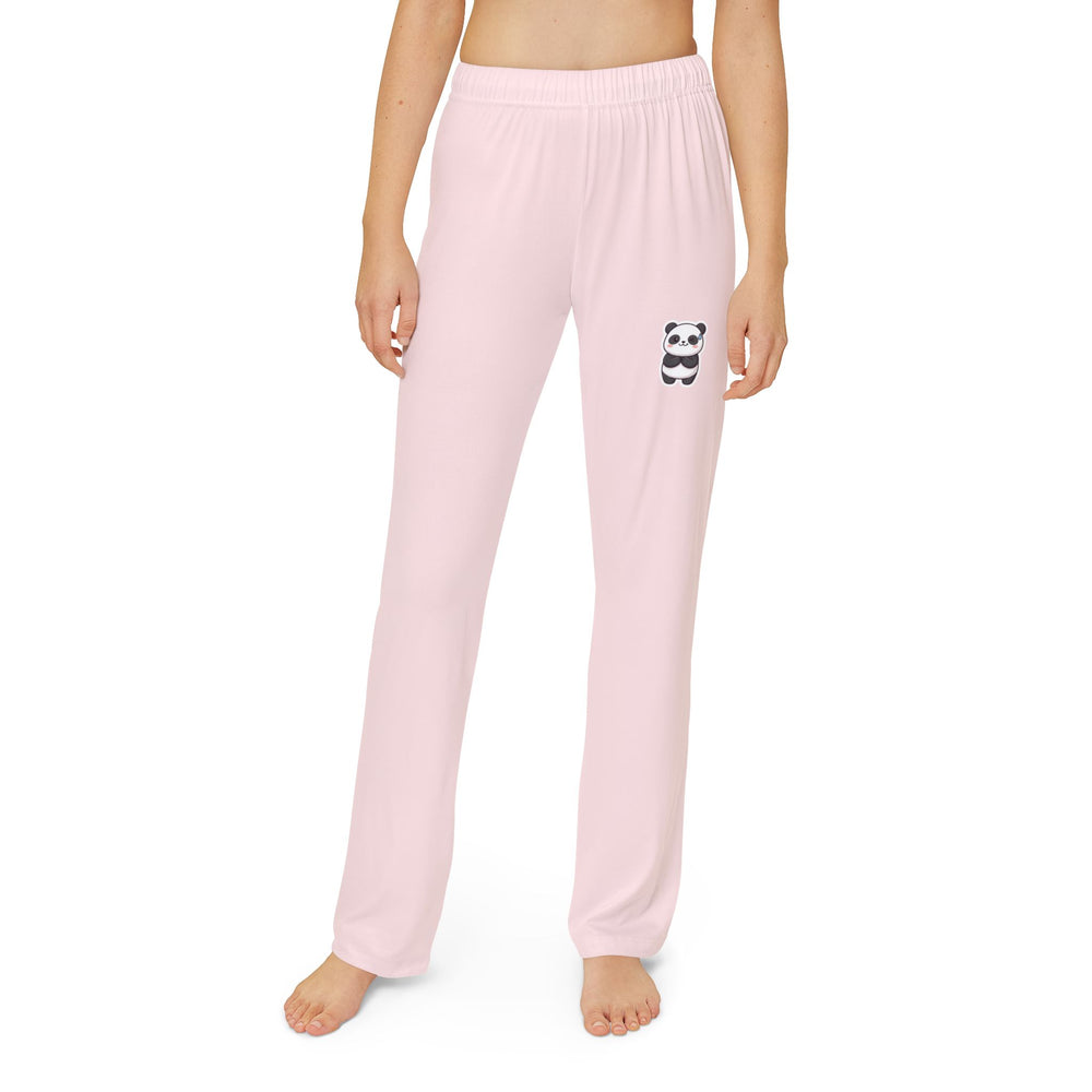 Pantaloni comfort rosa bambini «Panda»