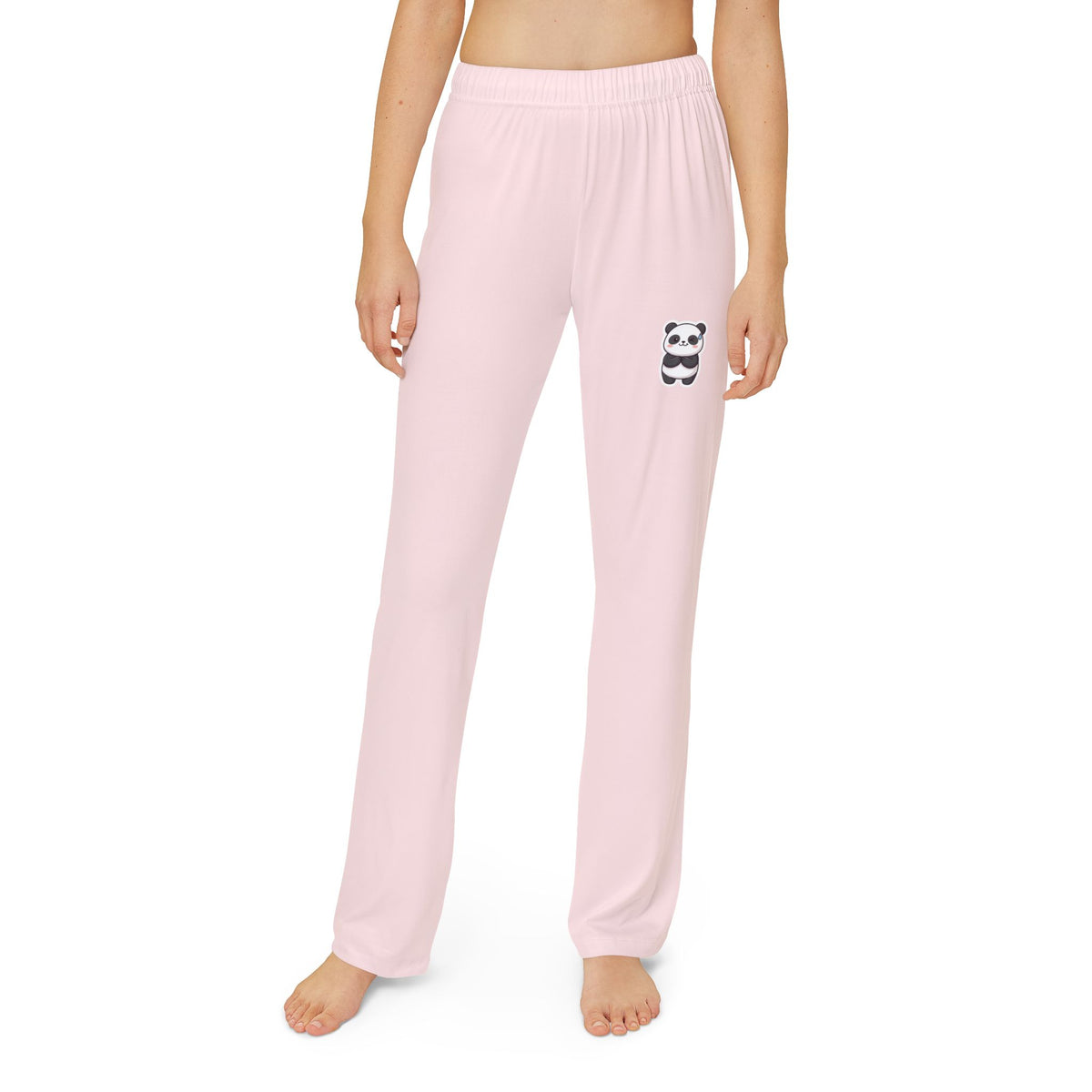 Pantaloni comfort rosa bambini «Panda»