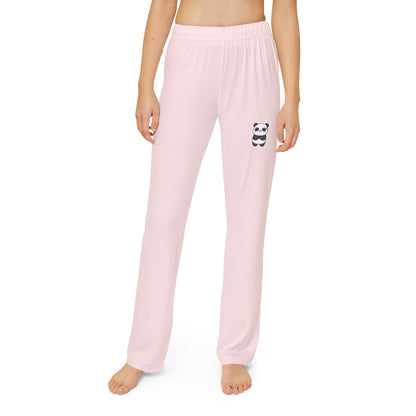 Pantaloni comfort rosa bambini «Panda»