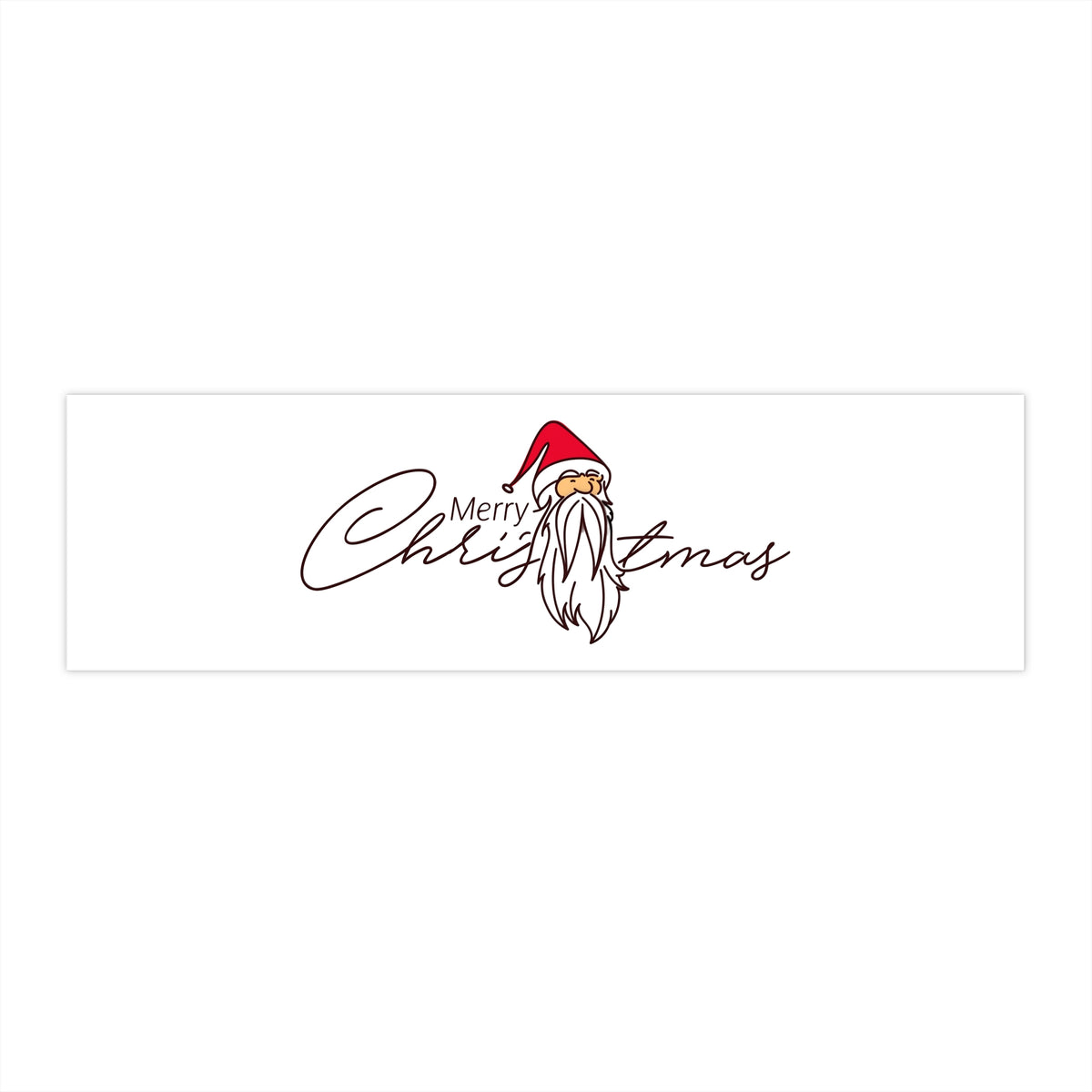 Adesivo per paraurti con scritta di Babbo Natale