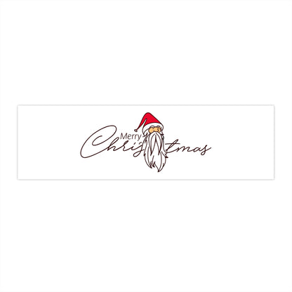 Adesivo per paraurti – Babbo Natale Corsivo