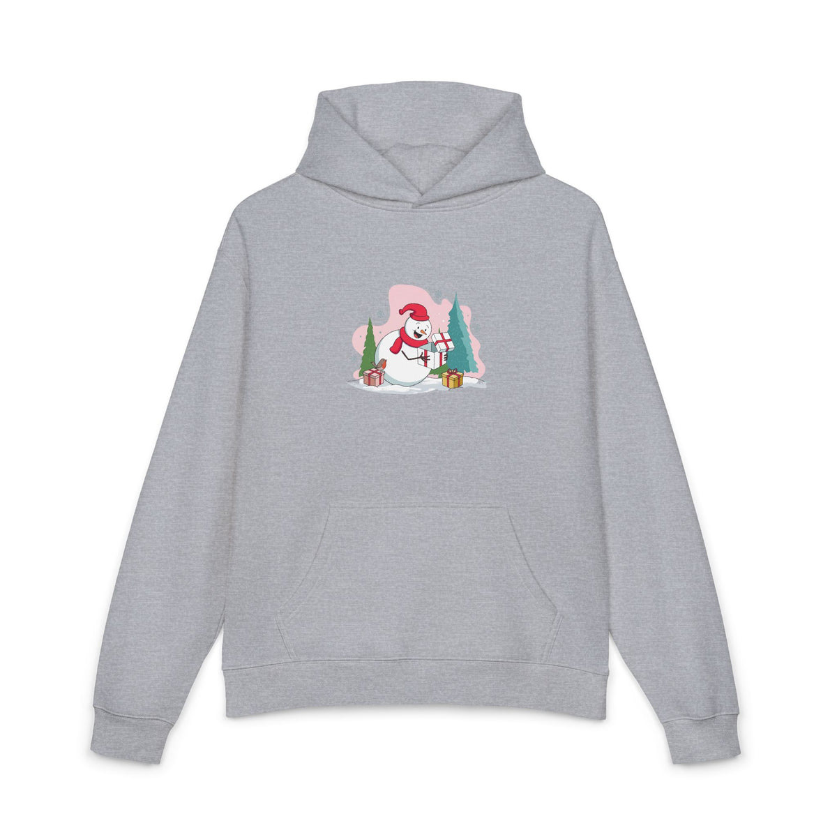 Felpa con cappuccio Snowman's Surprise Relaxed