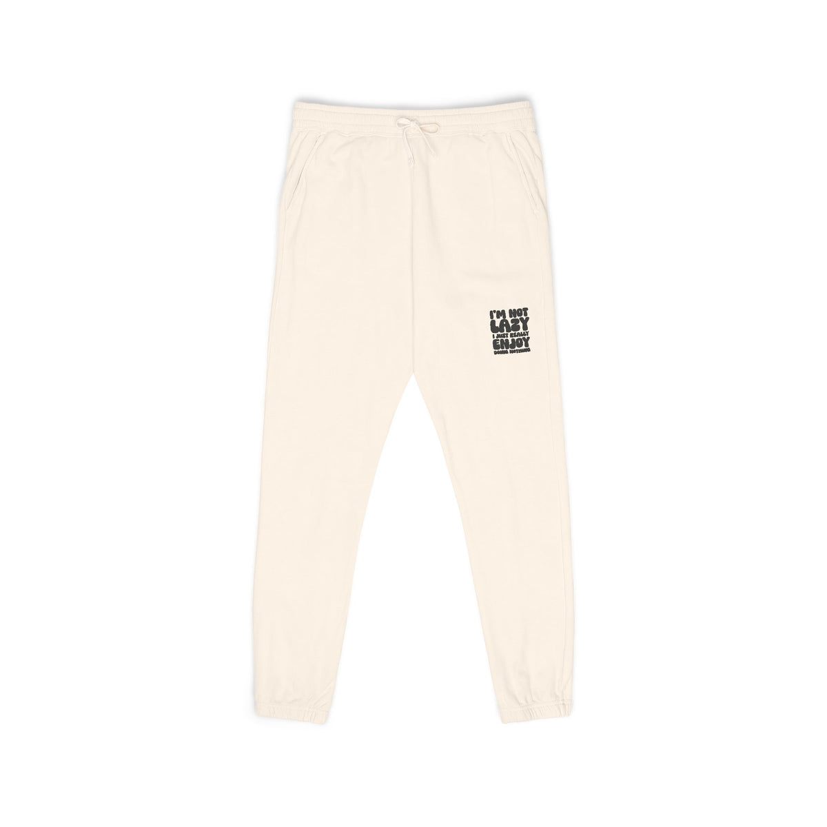 Pantaloni streetwear in felpa Pigro ma Motivato