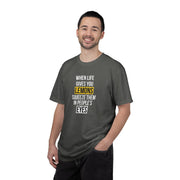 T-shirt uomo tinta in capo scura «Sour Revenge»