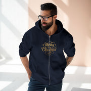 Felpa con zip Merry Christmas 2
