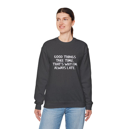 Felpa donna «The Late Excuse»