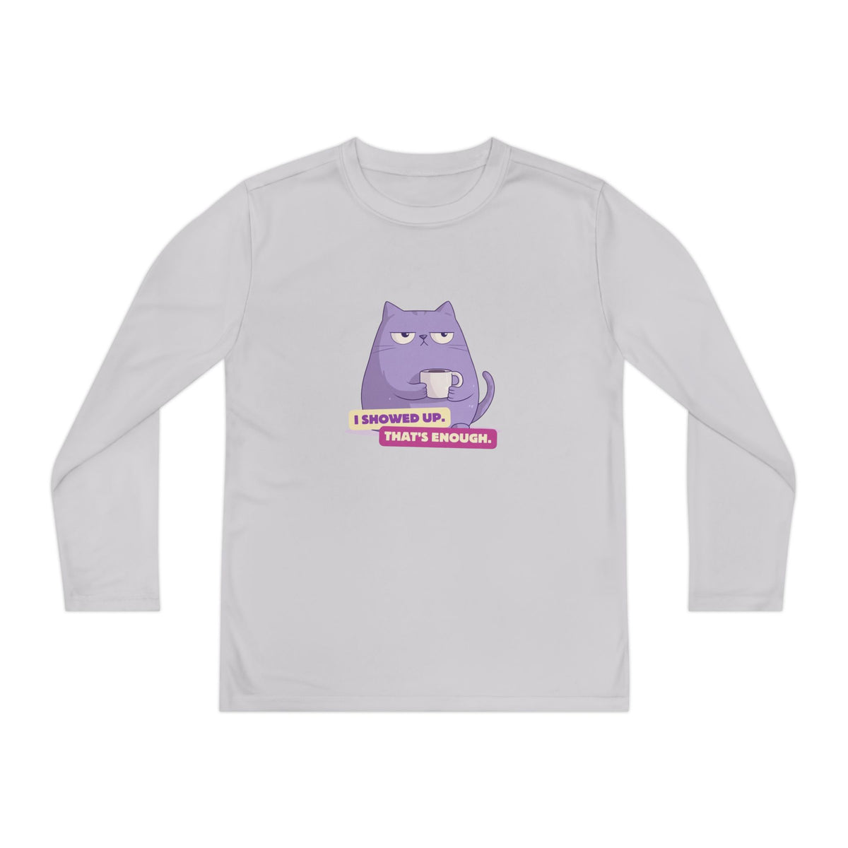Maglia maniche lunghe ragazzi «I Showed Up»