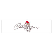 Adesivo per paraurti – Babbo Natale Corsivo