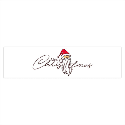 Adesivo per paraurti – Babbo Natale Corsivo