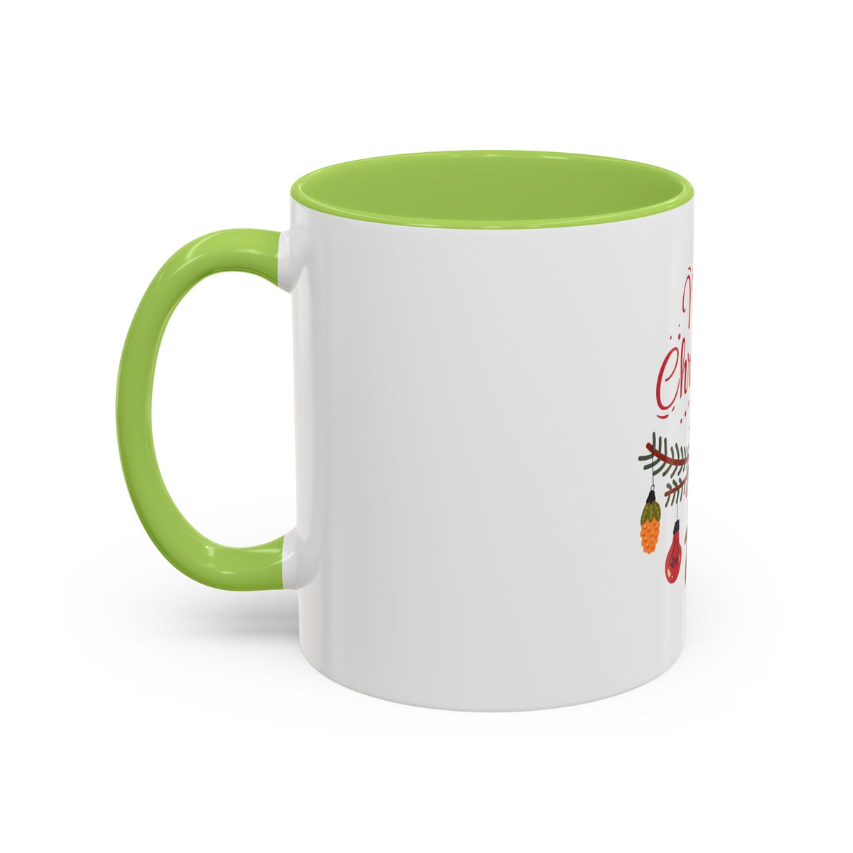 Tazza da caffè natalizia con scarabocchi